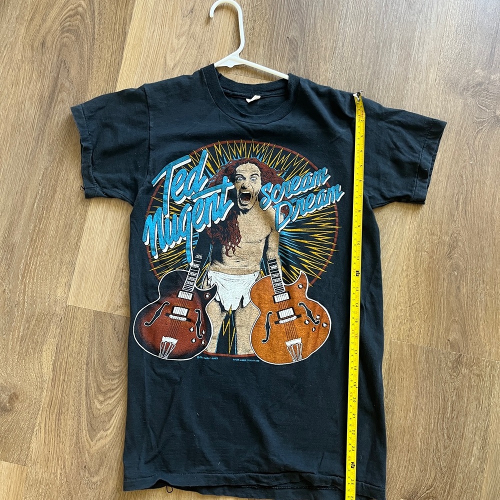 Vintage 1980 Ted Nugent Wango Tango Tour T-Shirt